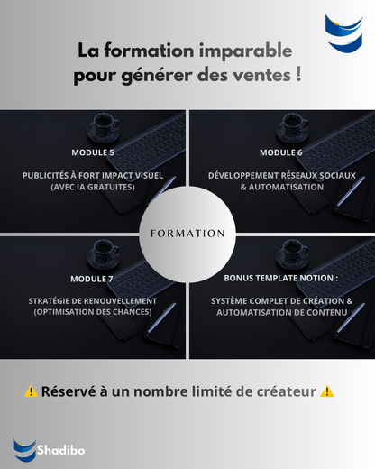 Projet sur-mesure Web Designer Pro.