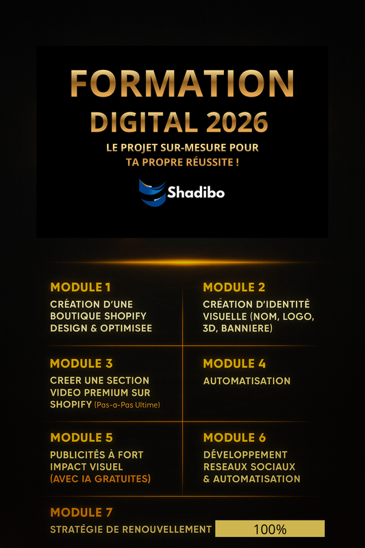 Projet sur-mesure Web Designer Pro.